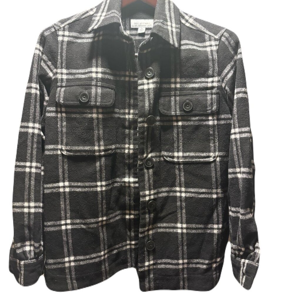 Free Assembly Plaid Shacket - Picture 3 of 8